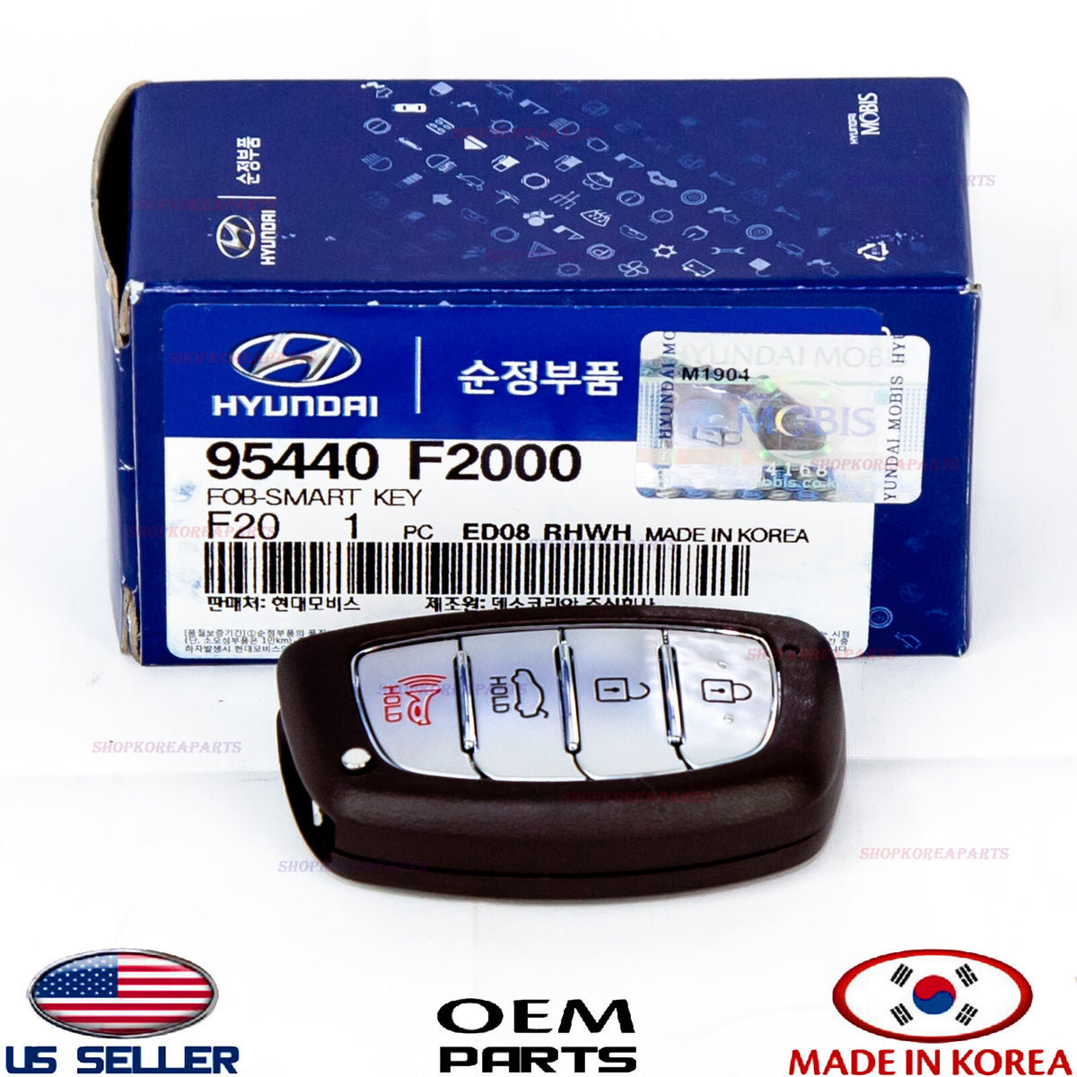 1pcs GENUINE SMART KEY REMOTE CONTROL Hyundai ELANTRA 2017-2018 95440F2000