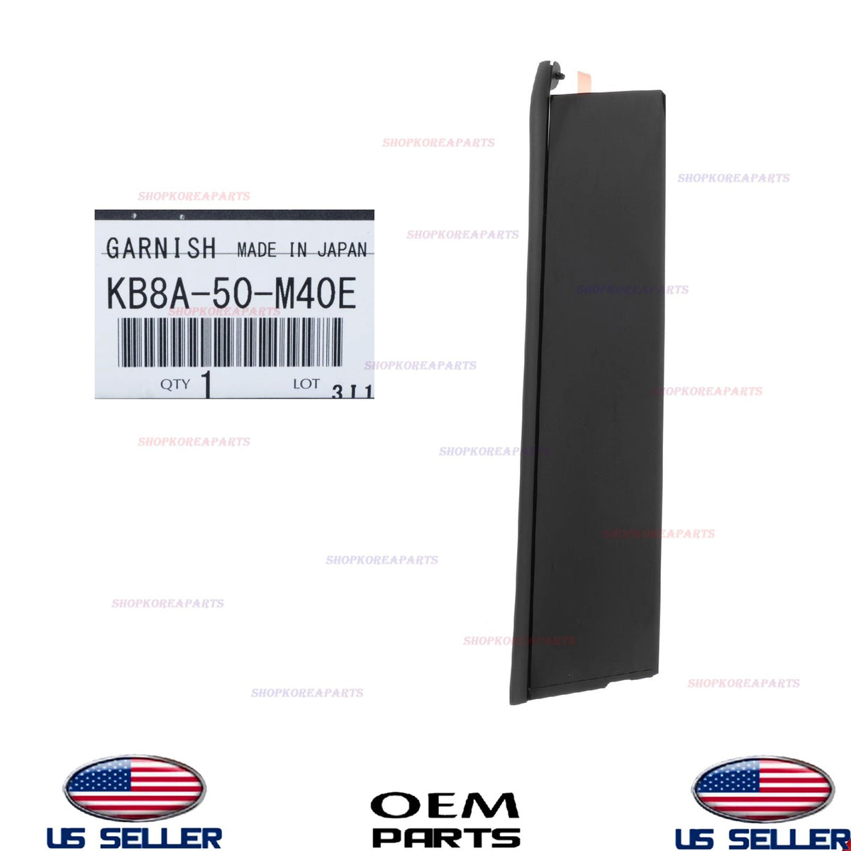 GENUINE Rear Door Molding Applique LEFT Driver Side 2017-2025 Mazda CX-5