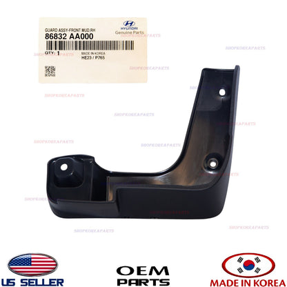 GENUINE Mud Guard Flaps Splash Shield Front RIGHT Passenger OEM Elantra 2021-23