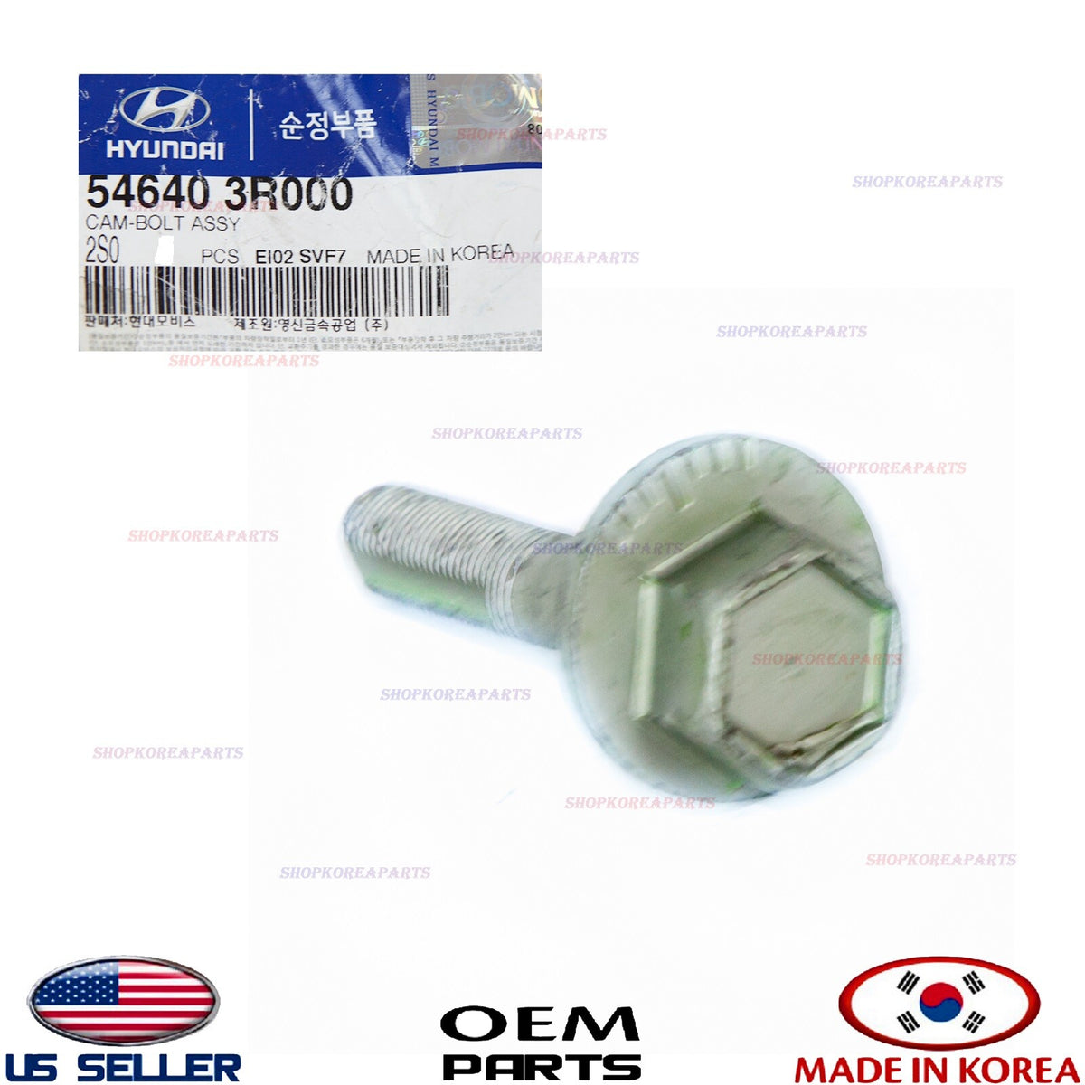 GENUINE Camber Lateral Rear Arm Adjust Bolt OEM Hyundai Kia *See Compatibility