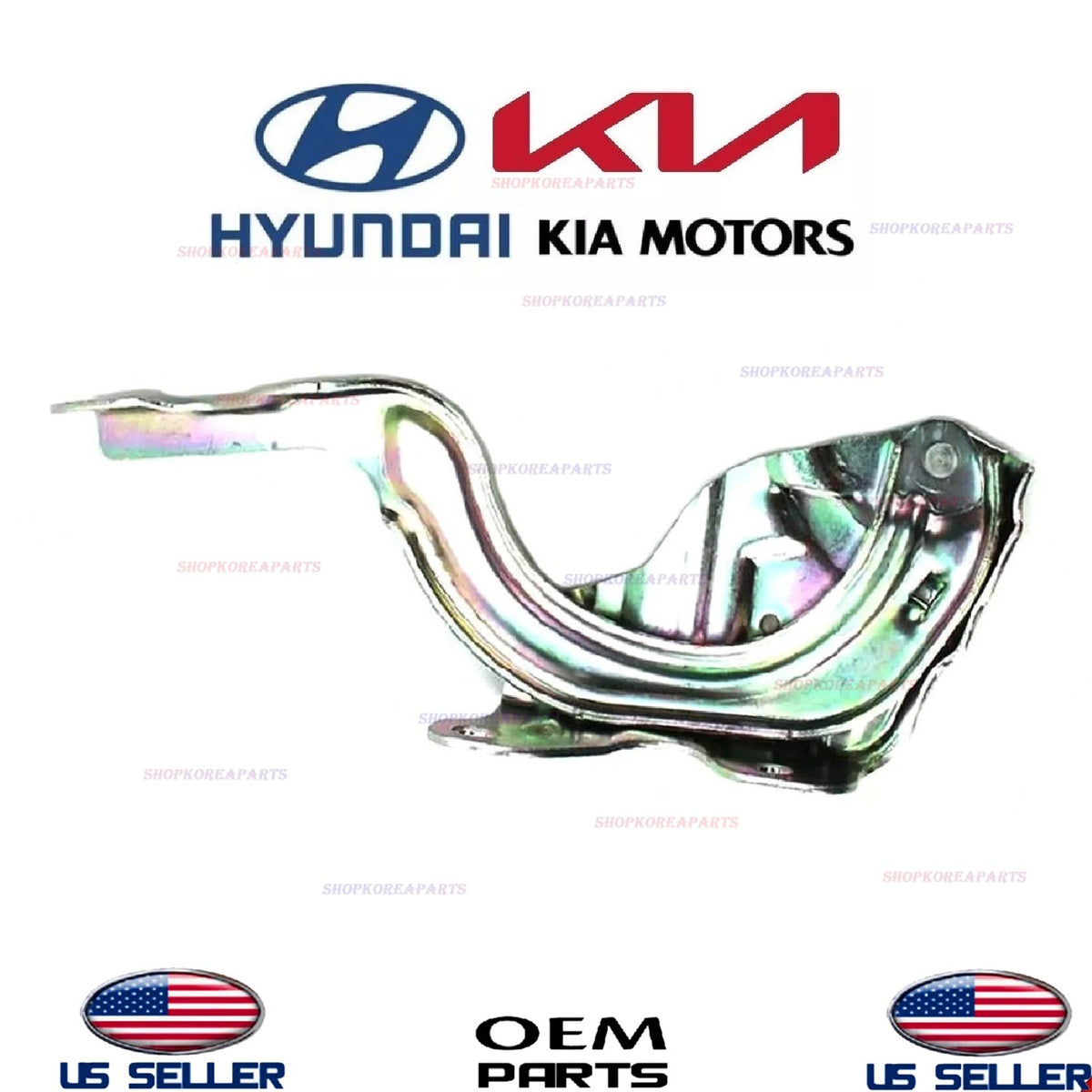 GENUINE Hood Hinge RIGHT Passenger Side 2021-2025 Hyundai Elantra