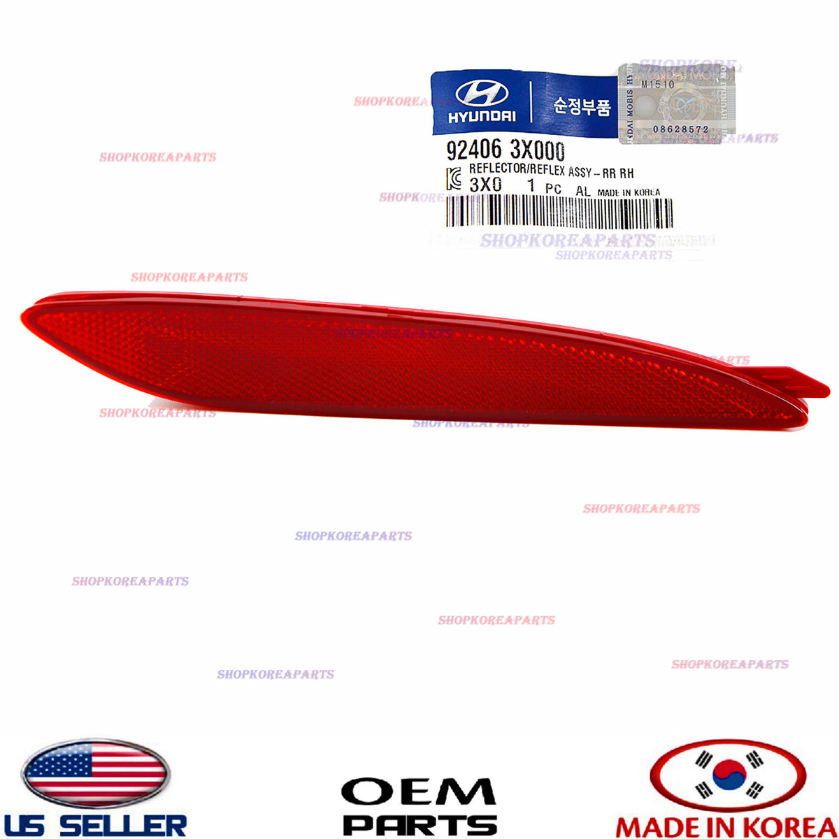 GENUINE OEM Bumper Reflector Rear RIGHT Passenger Side 2011-2013 Hyundai Elantra