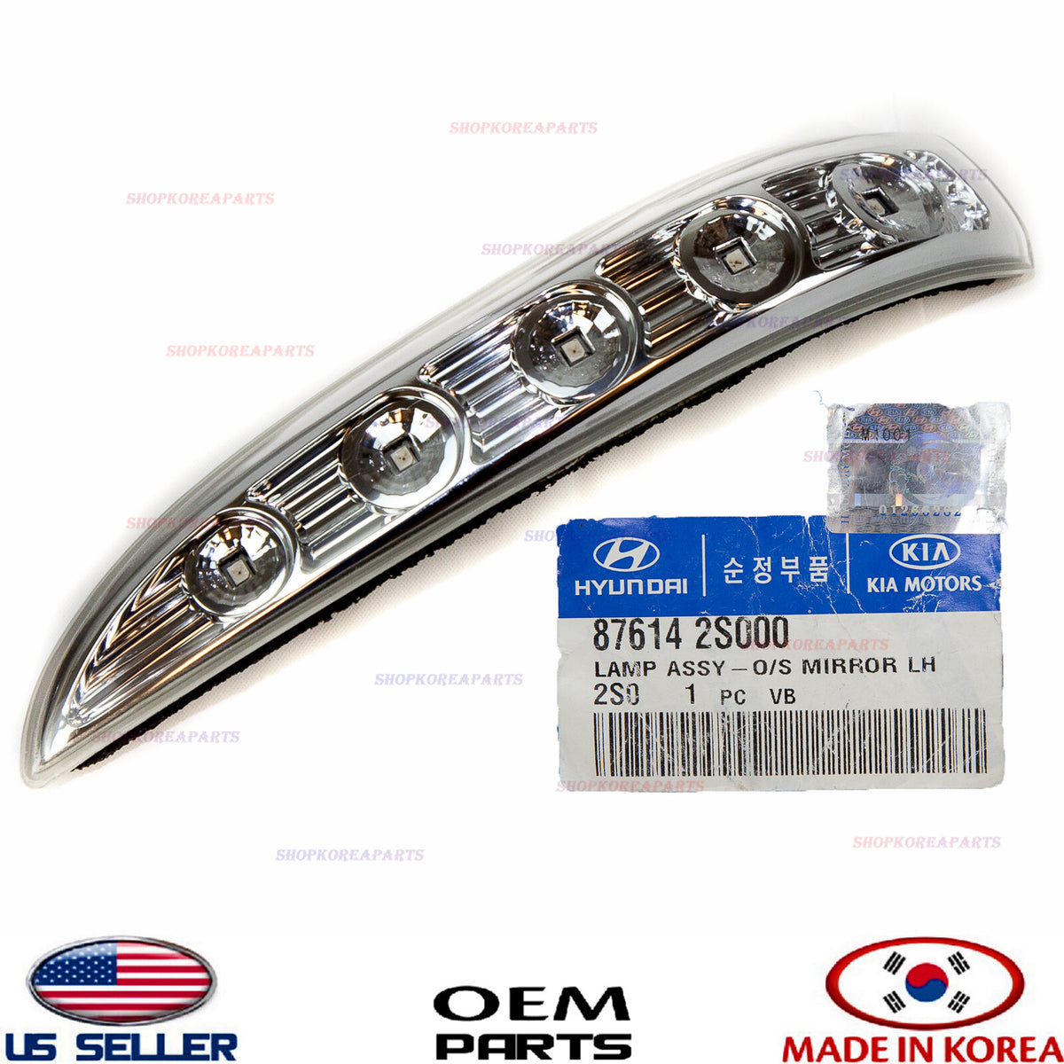 GENUINE Outside Mirror Turn Signal Lamp LEFT Driver Side OEM TUCSON 2011-2013