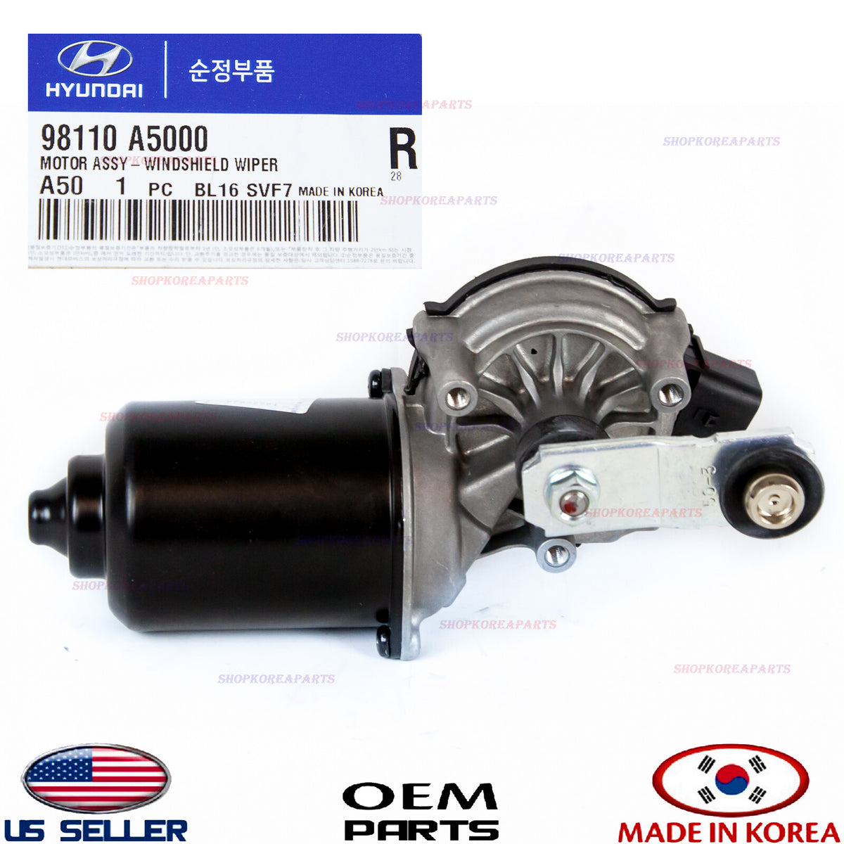 GENUINE Windshield Wiper Motor Assy Front ⭐OEM⭐ Elantra GT Hatchback 2013-2017