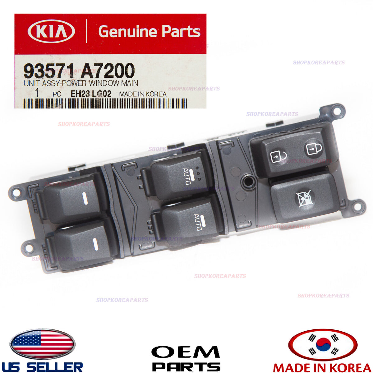 GENUINE Front Left Door Window Main Switch ⭐OEM⭐ KIA FORTE 2014-2018
