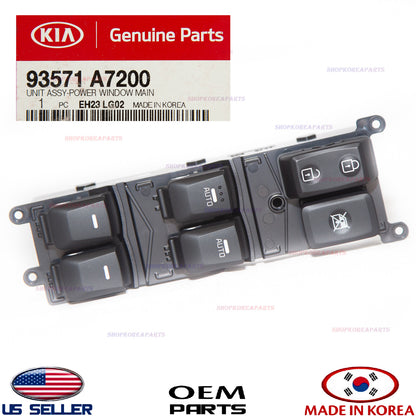 GENUINE Front Left Door Window Main Switch ⭐OEM⭐ KIA FORTE 2014-2018