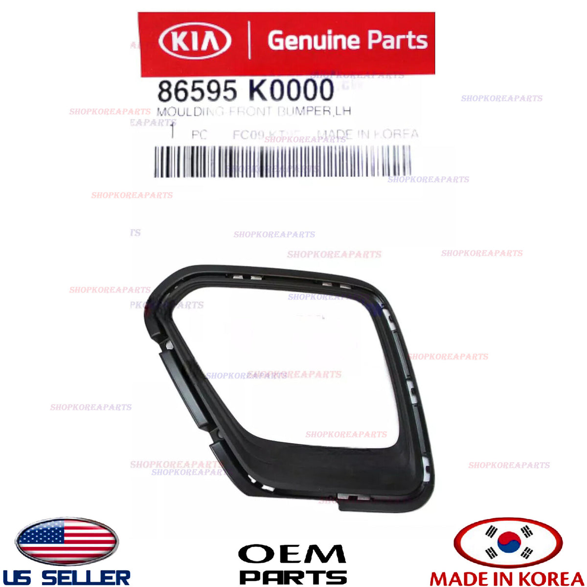 GENUINE Front Bumper Lamp Bezel Cover LEFT Driver ⭐OEM⭐ KIA SOUL 2020-2022