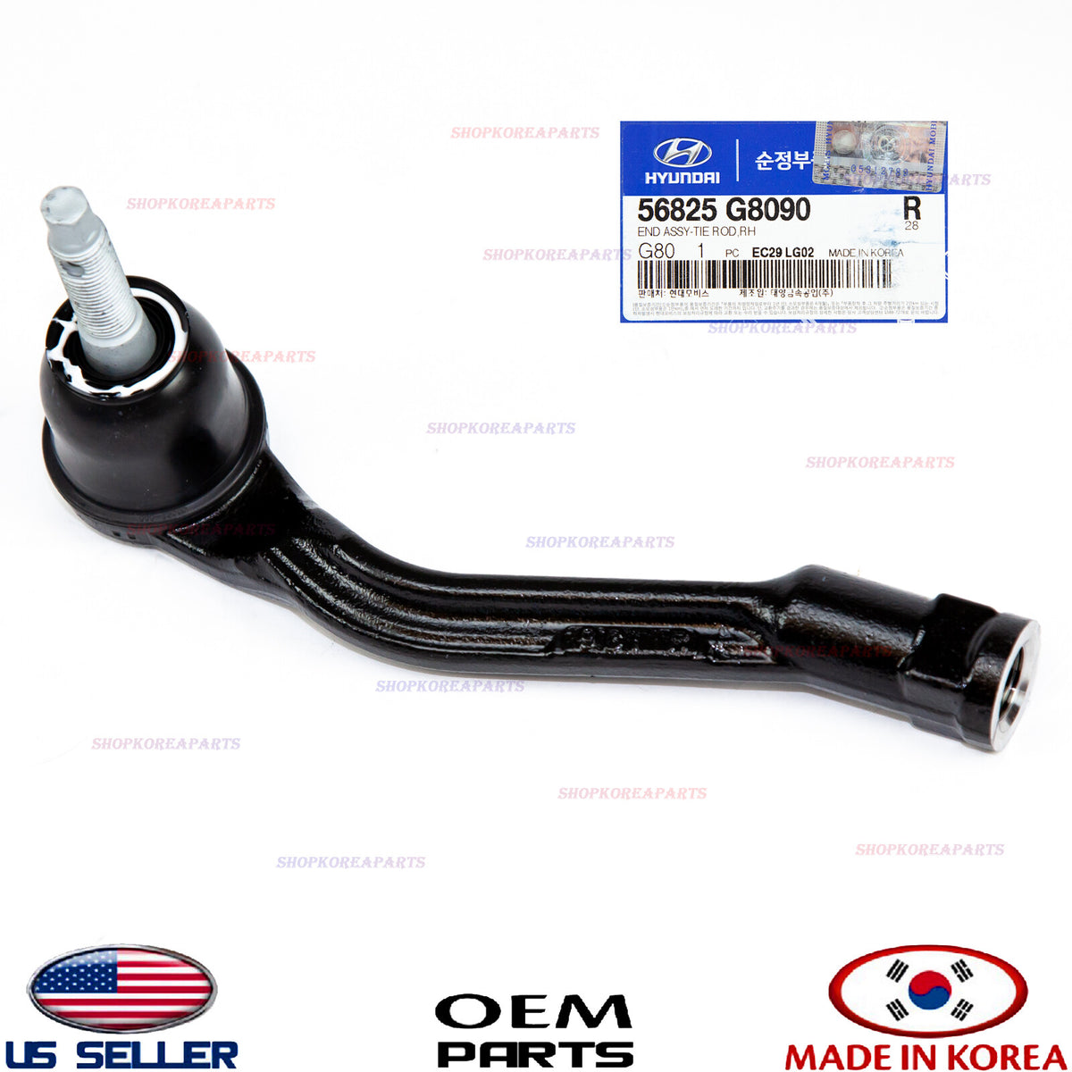 GENUINE Outer Tie Rod End RIGHT Passenger Side OEM Hyundai Kia See compatibility