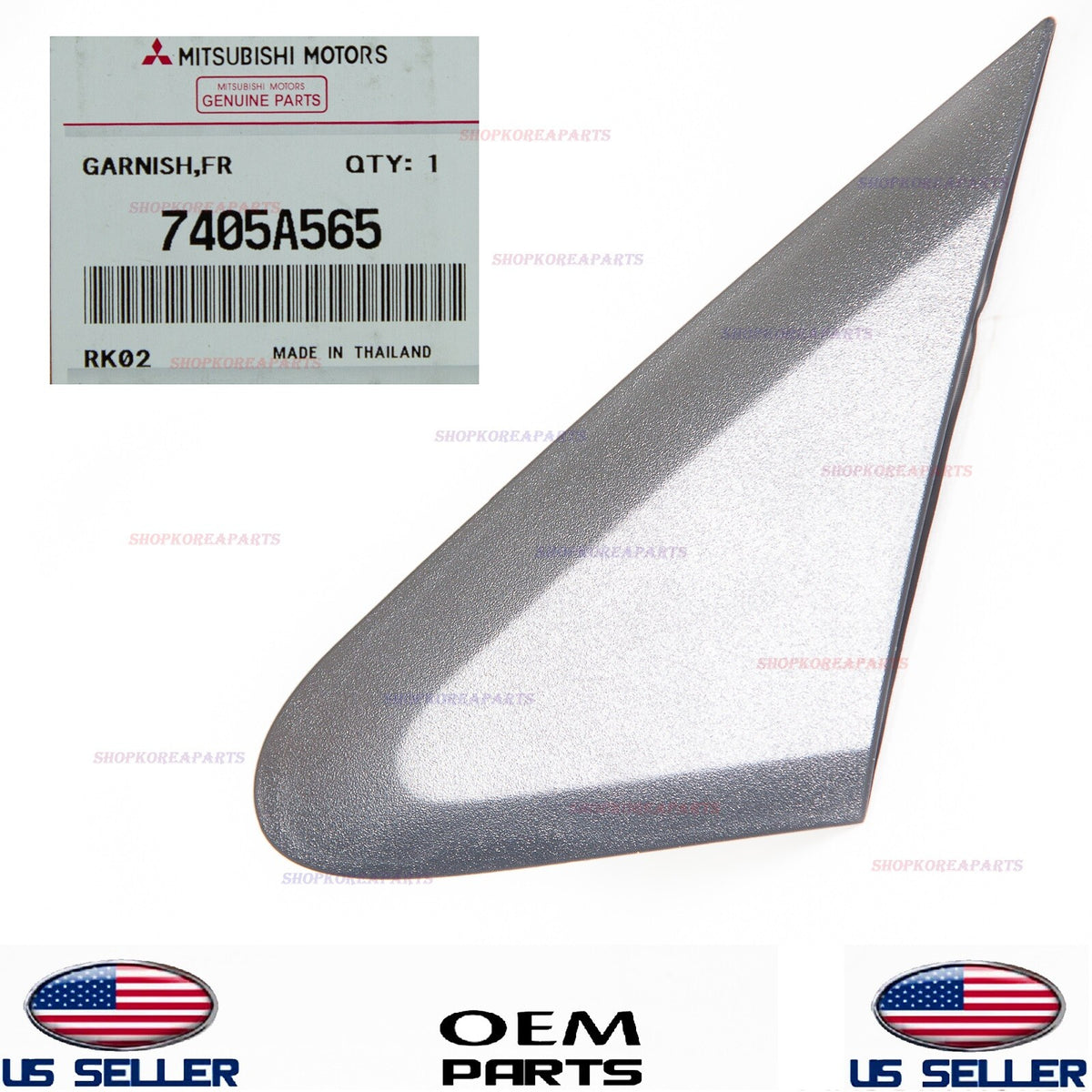 GENUINE Fender Pillar Trim Molding Garnish Driver Side ⭐OEM⭐ Mirage 2014-2024
