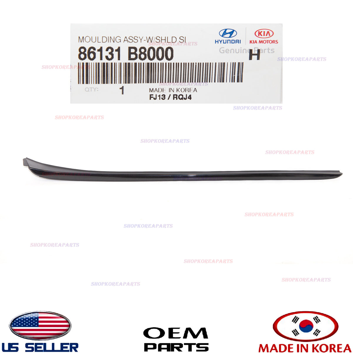 GENUINE Windshield Trim Pillar Molding LEFT Driver Side OEM SANTA FE XL 2013-18