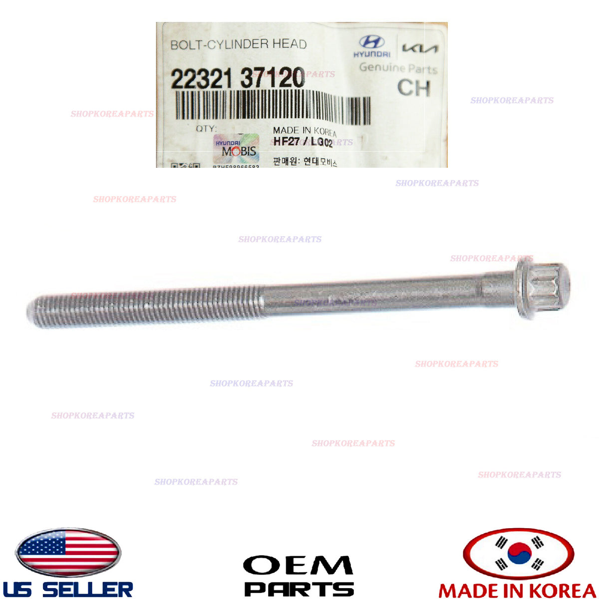1pcs GENUINE Engine Cylinder Head Bolt OEM HYUNDAI KIA 2.7L V6 See Compatibility