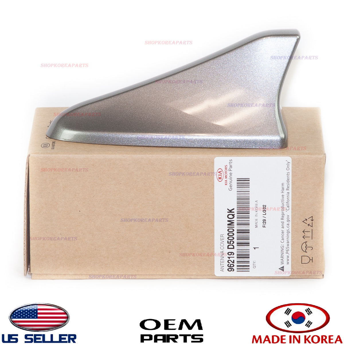 GENUINE Kia Shark Fin Antenna Cover Optima Sonata 15-20 Titanium Silver Color IM