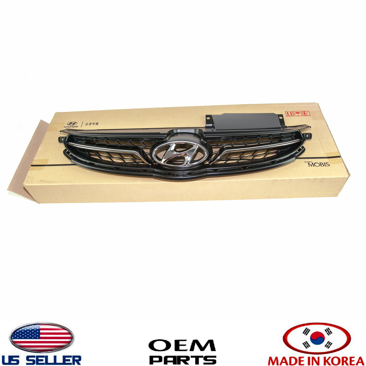 GENUINE Front Bumper Radiator Grille ⭐OEM⭐ Hyundai Elantra 2011-2013 863503X200