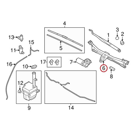 ✅GENUINE✅ Windshield Wiper Linkage ⭐OEM⭐ Kia Optima 2011-2015 98120-2T000