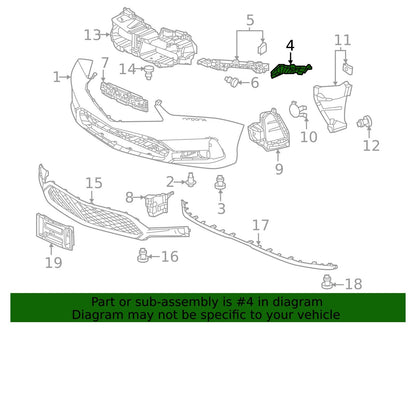 23 - 25 ACURA INTEGRA FRONT BUMPER PASSENGER SIDE FENDER BRACKET HOLDER OEM NEW