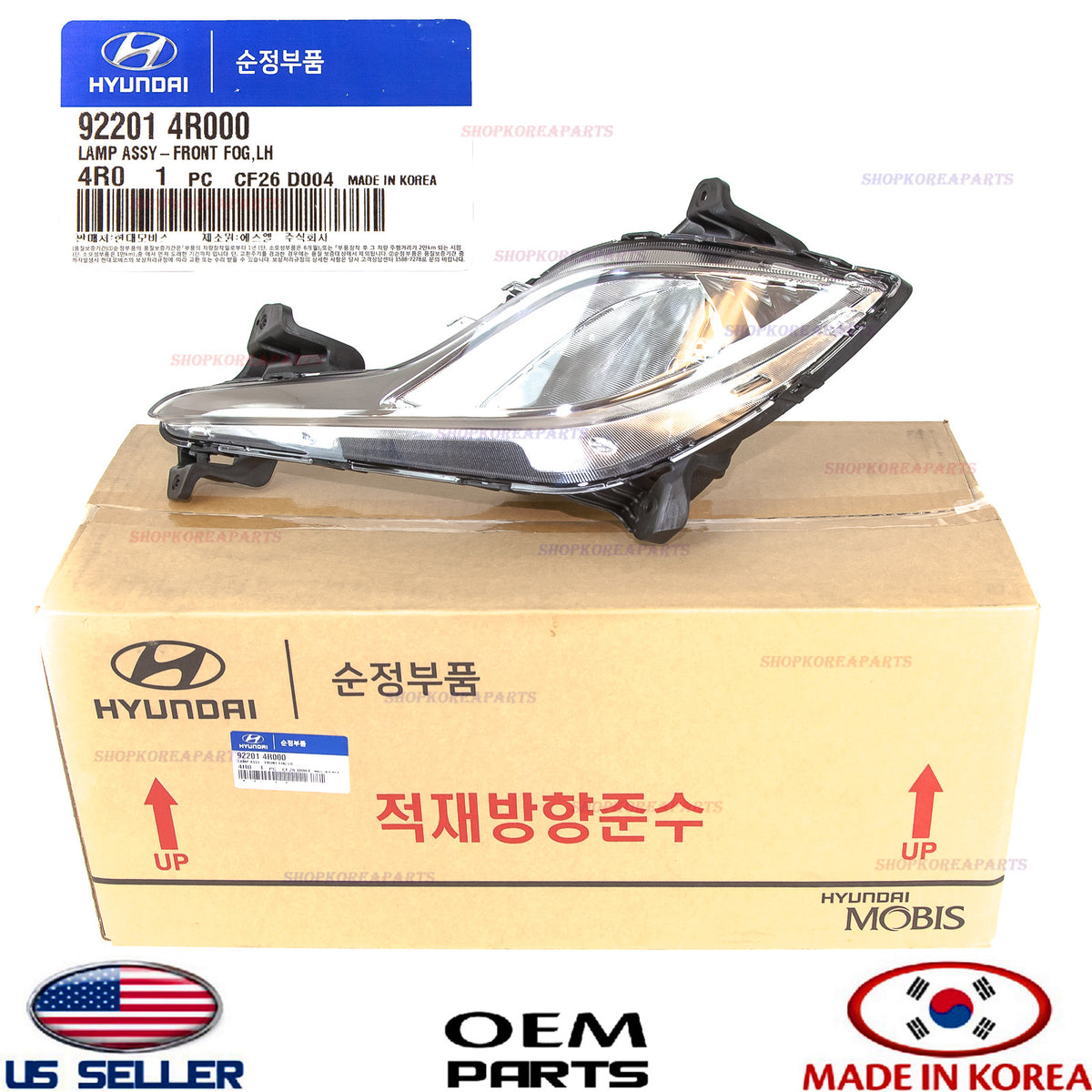 GENUINE Fog Light Lamp Left Driver Side Sonata HYBRID 2011-2015 922014R000