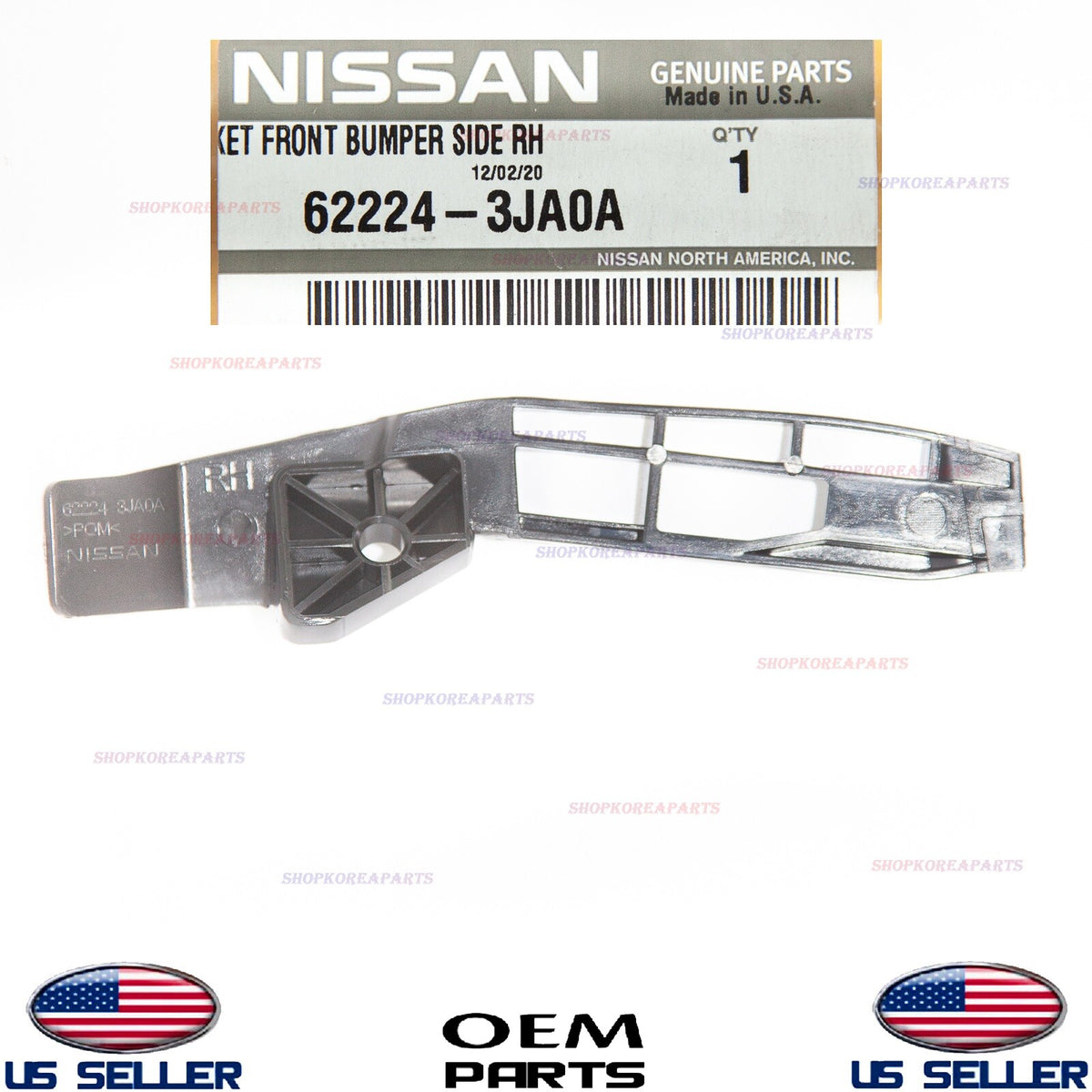 GENUINE Front Bumper Bracket Retainer RIGHT ⭐OEM⭐ Infiniti JX35 QX60 2014-2020