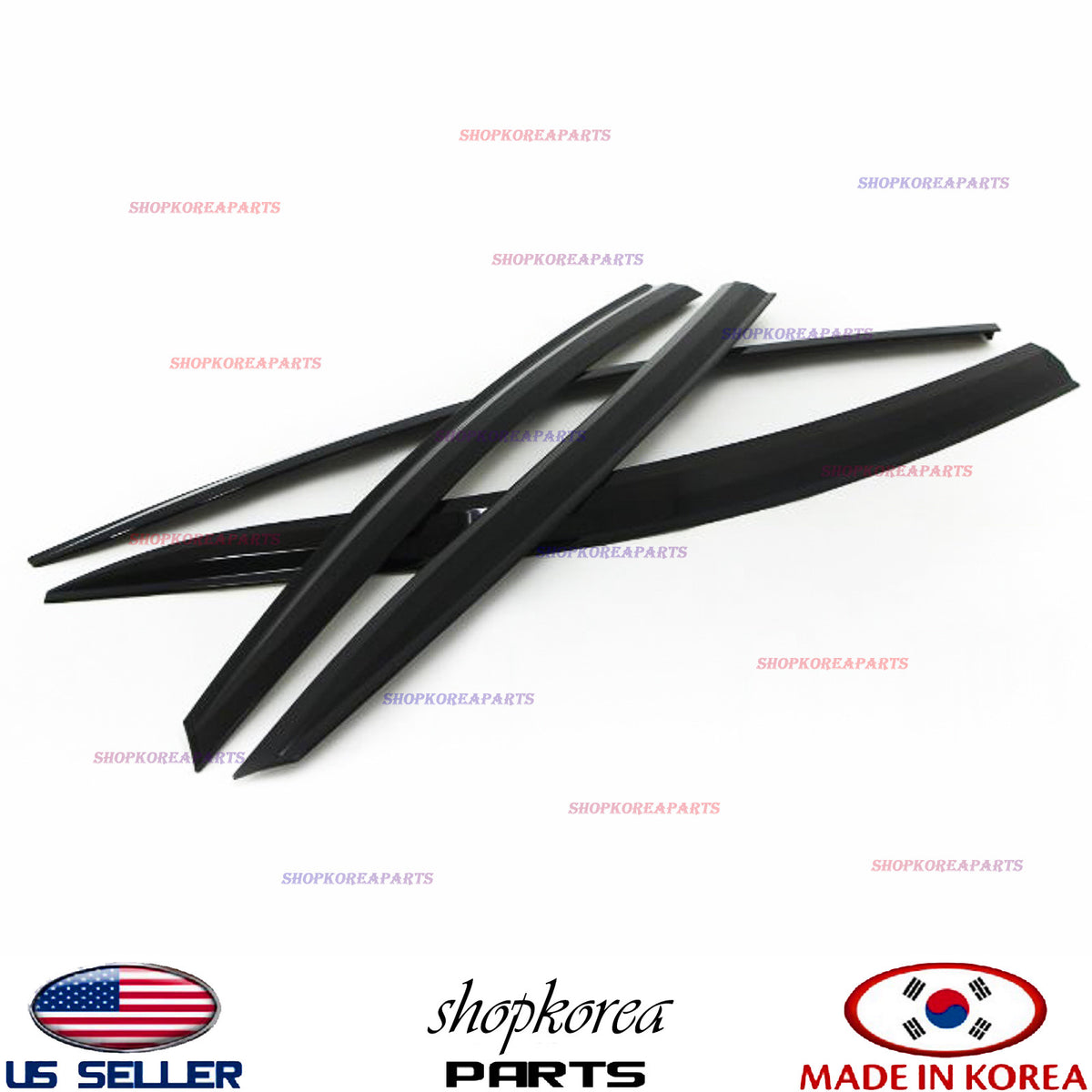 SMOKED DOOR VISOR WINDOW SUN WIND VENT DEFLECTOR fits KIA OPTIMA 2011-2015