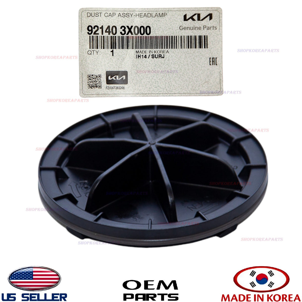 GENUINE OEM Head Lamp Dust Cap Cover Hyundai Kia *See Compatibility 92140-3X000