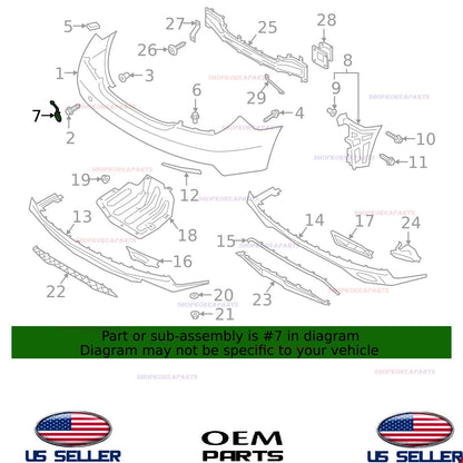 GENUINE OEM Rear Tow Hook Cap 2019-2021 Genesis G70 86617-G9000