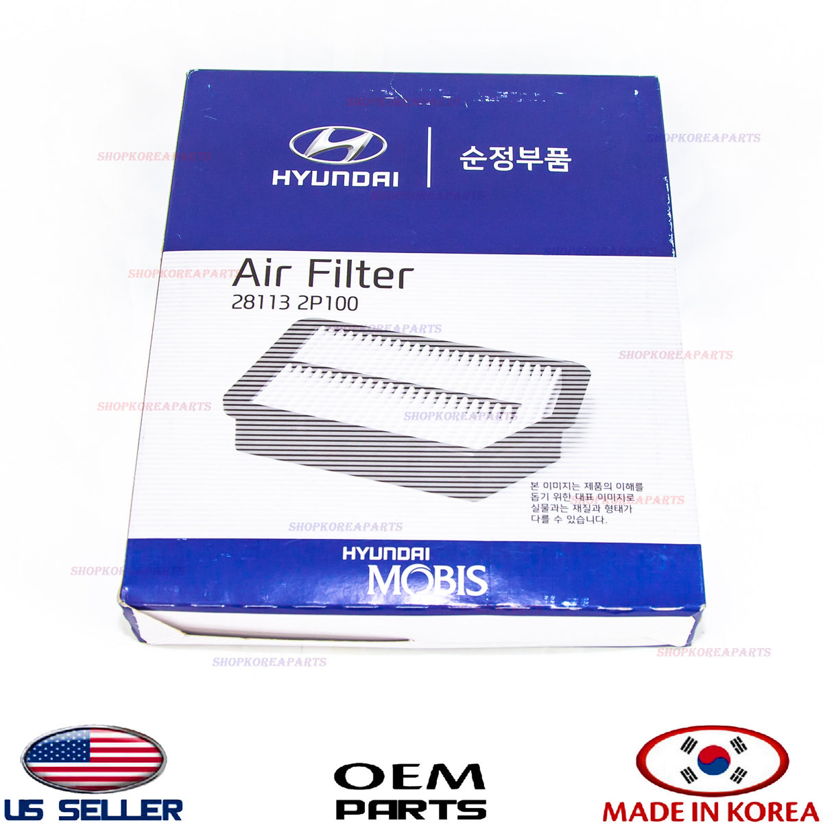 GENUINE Engine Air Filter ⭐OEM⭐ Hyundai Sonata Santa Fe Azera Kia Optima Sorento