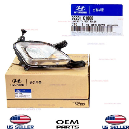 GENUINE OEM Front Fog Lamp LEFT Driver Side 2015-2017 Hyundai Sonata