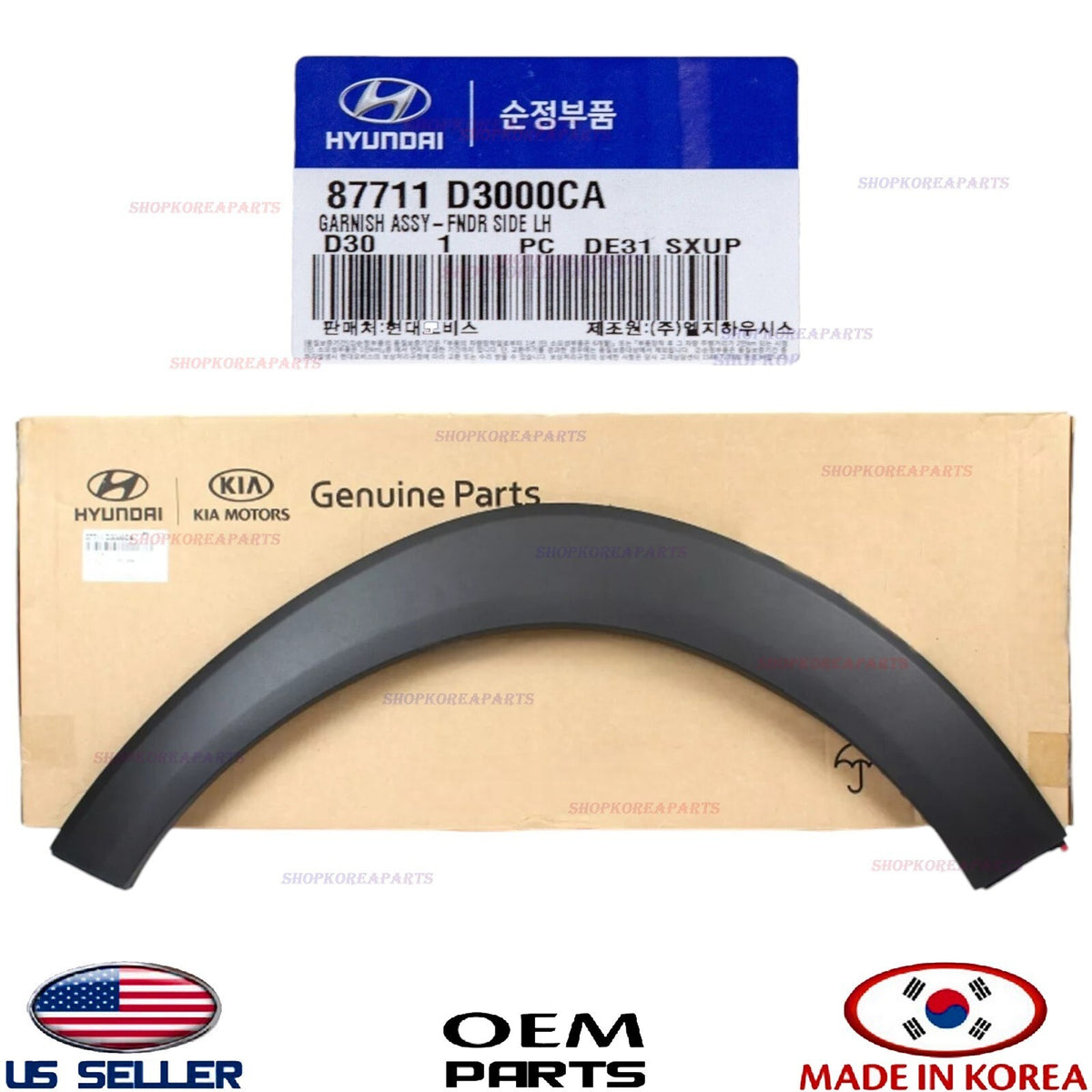 GENUINE OEM Front Fender Wheel Molding Garnish Left Driver Side 2016-2021 Tucson
