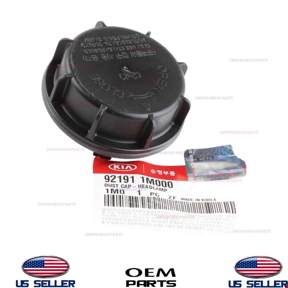GENUINE OEM Headlamp Dust Cover LEFT or RIGHT 2009-2012 Hyundai Kia *See List