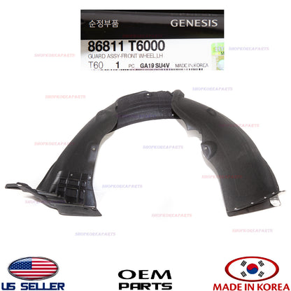 GENUINE Fender Liner Front LEFT Driver Side ⭐OEM⭐ Genesis GV80 2021-2024