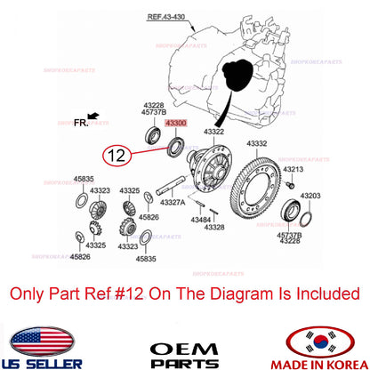 Manual Transmission Differential Oil Seal ⭐OEM⭐ HYUNDAI KIA *See Compatibility