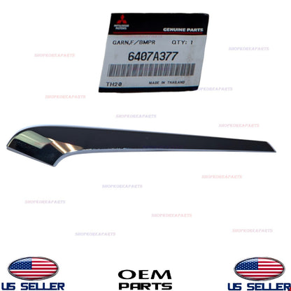 GENUINE Front Bumper Upper Molding LEFT Driver ⭐OEM⭐ Mitsubishi Mirage 2021-2024