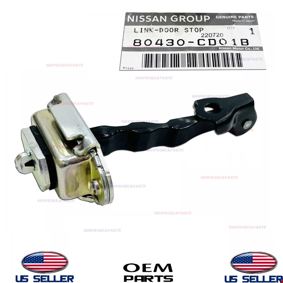 GENUINE OEM Door Checker LEFT or RIGHT 2003-2009 Nissan 350Z 80430-CD01B