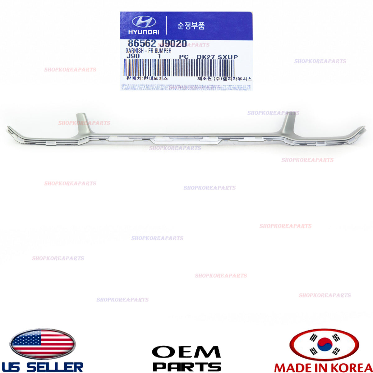 GENUINE Front Bumper Molding Trim Center Lower ⭐OEM⭐ HYUNDAI KONA 2018-2021