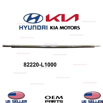 GENUINE OEM Front Door RIGHT Passenger Side Belt Molding 2020-23 Hyundai Sonata