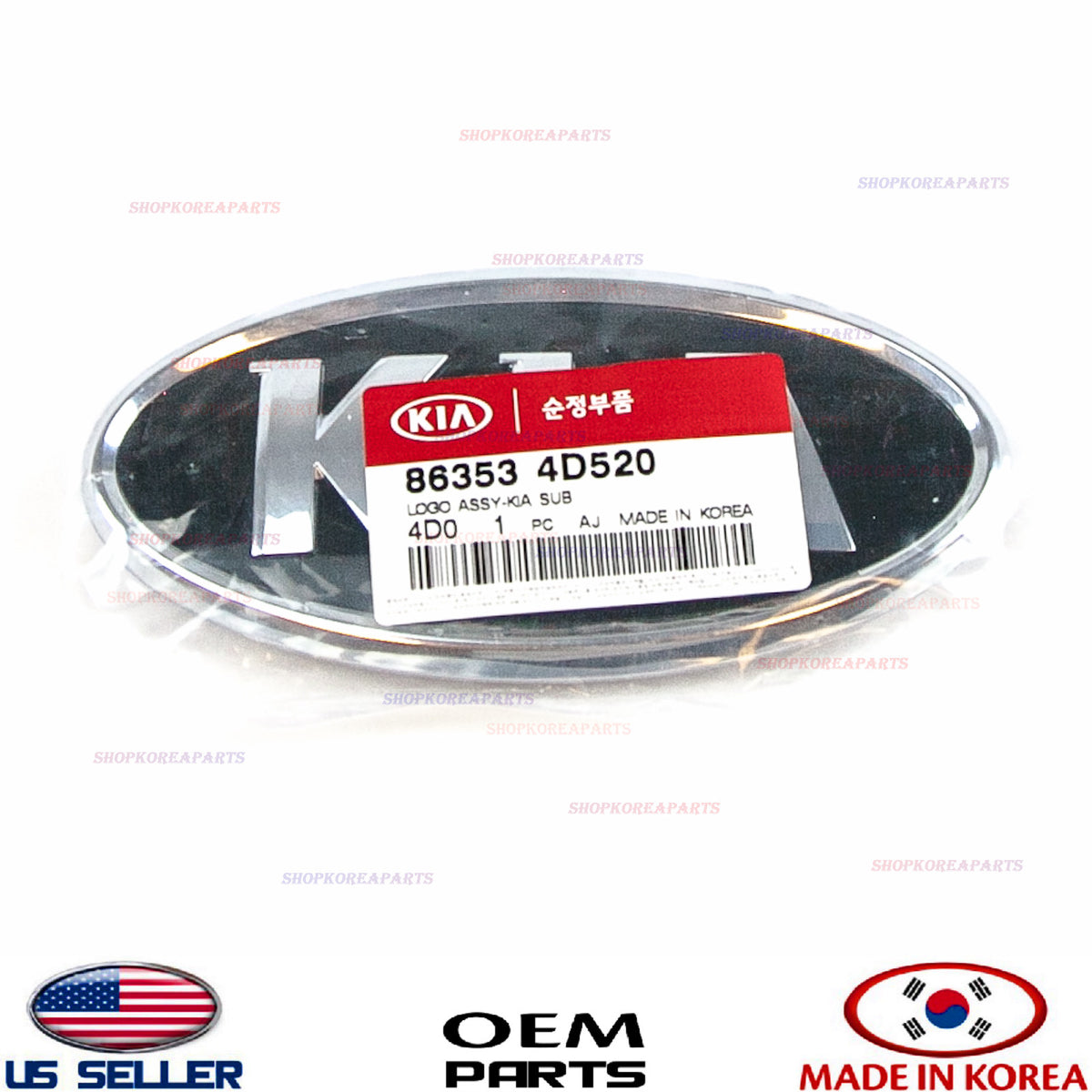 GENUINE Front Grille Emblem Kia Logo Mark Badge Ornament OEM Kia Sedona 2007-14