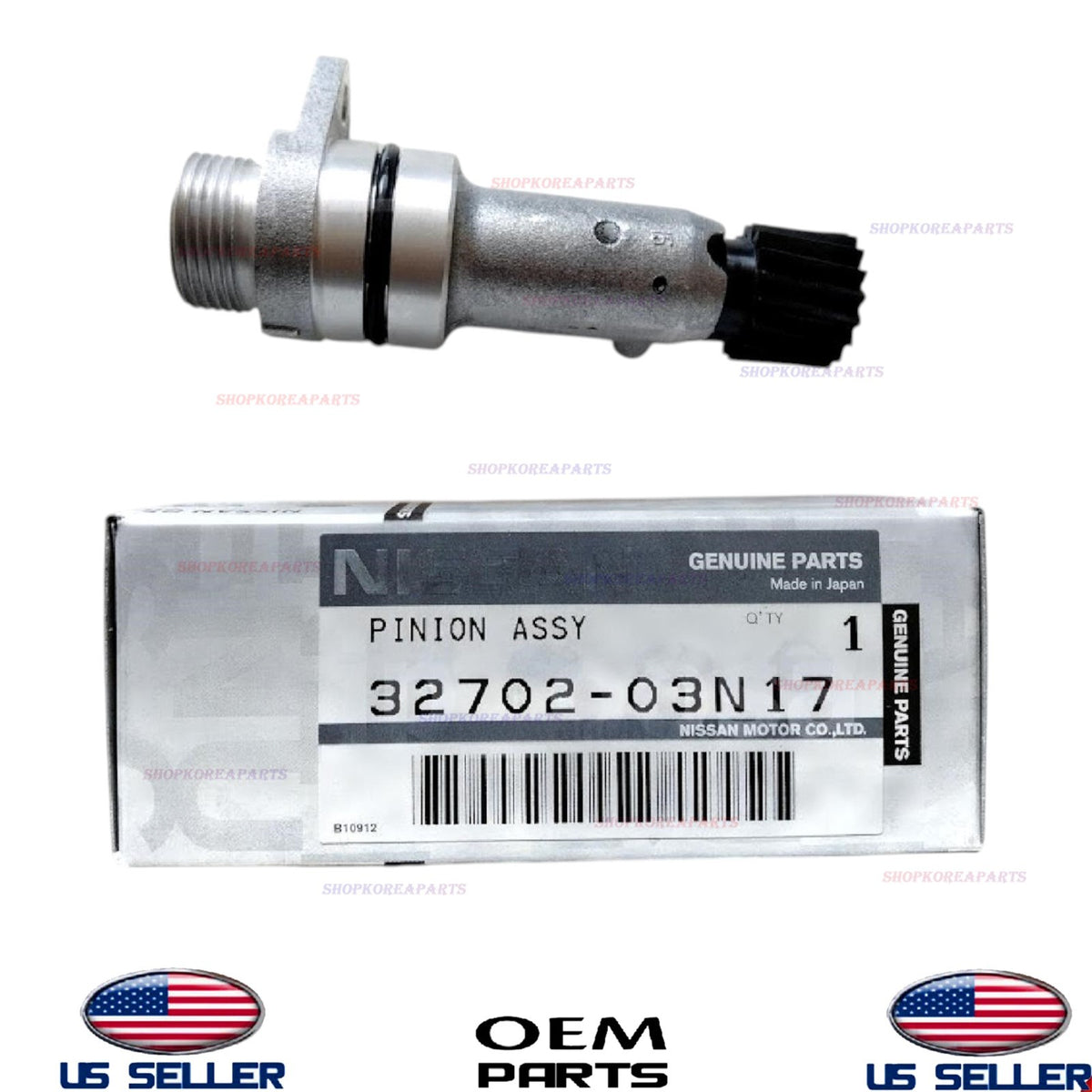 GENUINE OEM Speedometer Pinion Gear 1984-1994 Nissan 32702-03N17
