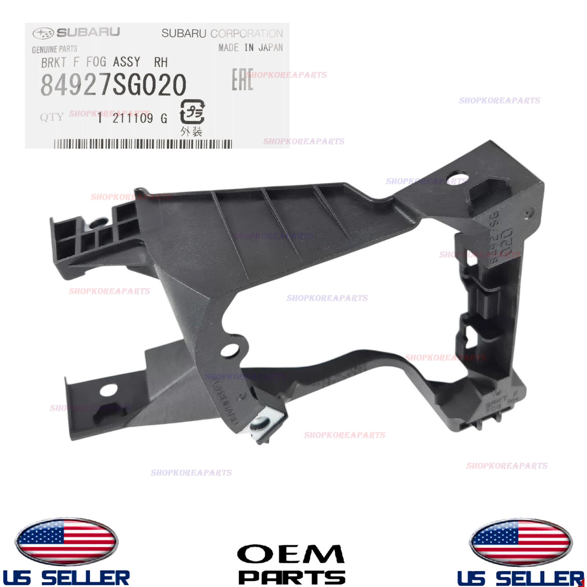 GENUINE RIGHT Passenger Side Fog Lamp Bracket 2017-18 Subaru Forester 84927SG020