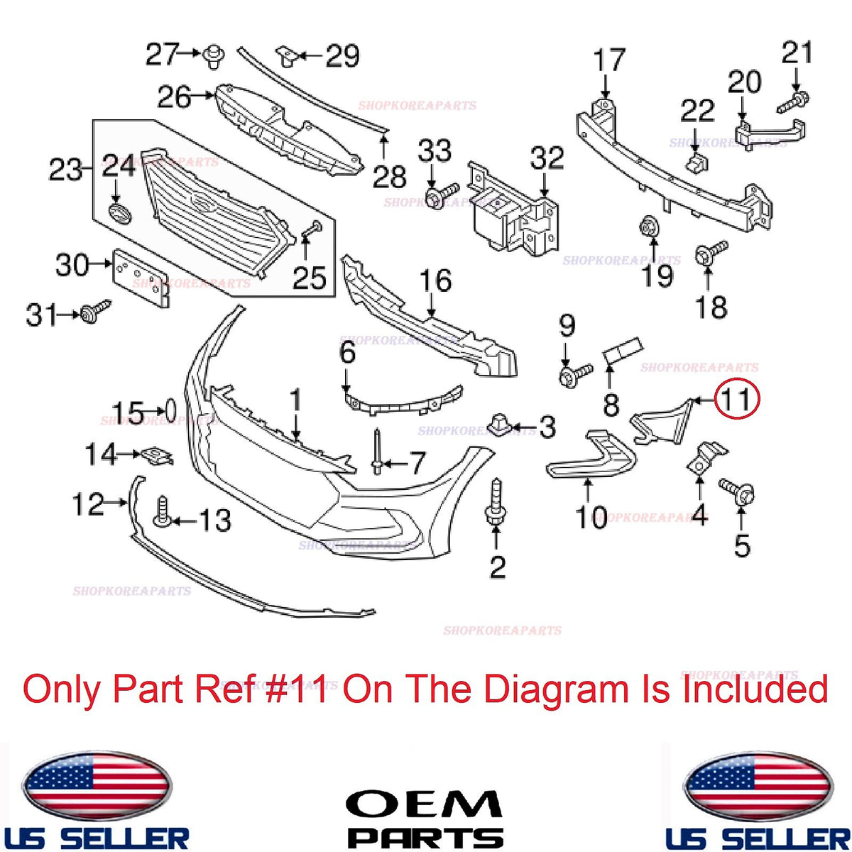 GENUINE Duct Assy Air Curtain RIGHT Passenger Side ⭐OEM⭐Elantra Sedan 2017-2018