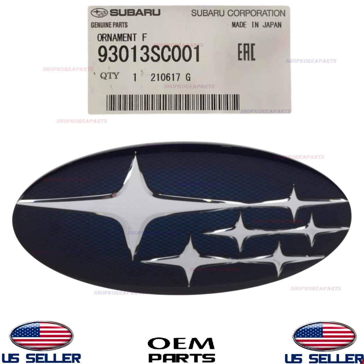 GENUINE Front Grille Emblem Logo ⭐OEM⭐ Subaru Forester 2009-13 Outback 2010-12