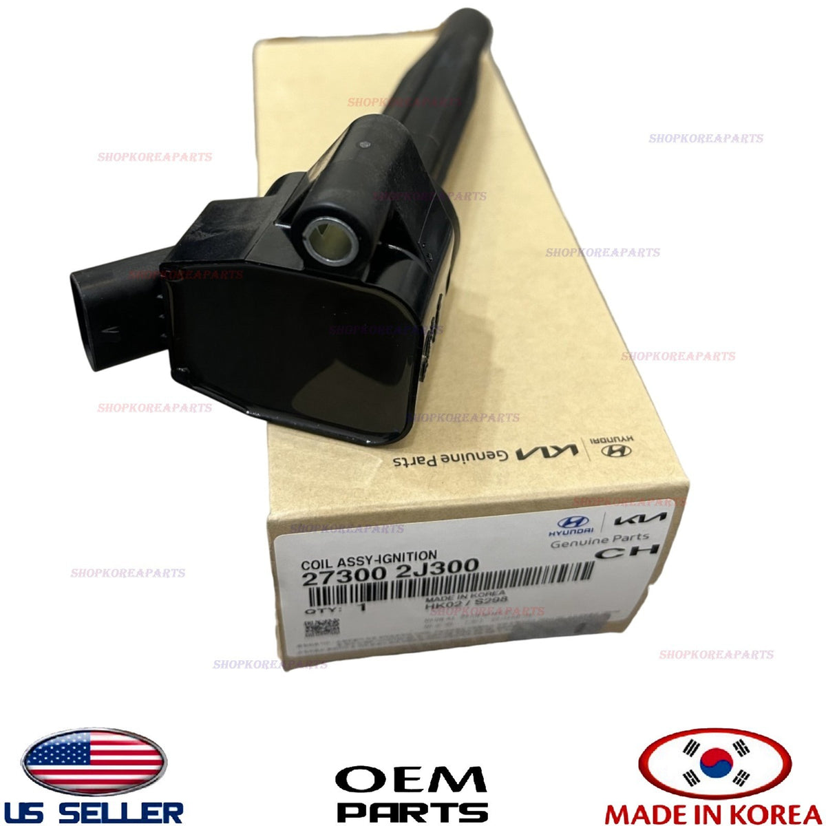 GENUINE Engine Ignition Coil 1pcs 2020-2026 Hyundai Kia 2.0L 27300-2J300