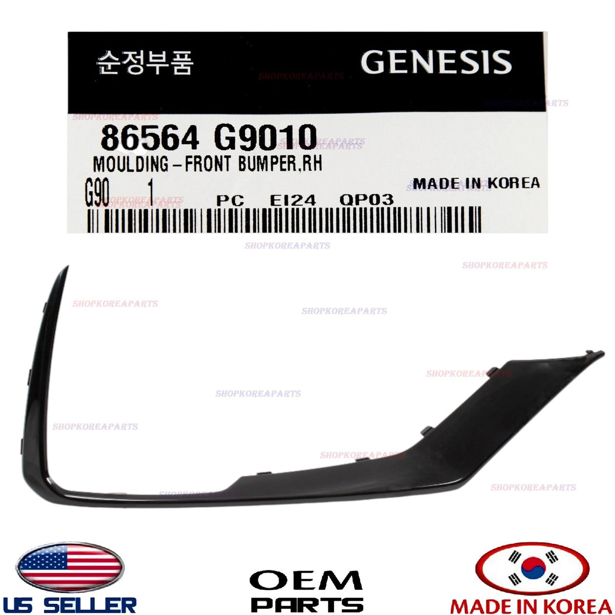 GENUINE Front Bumper Lower Molding RIGHT Passenger Side OEM Genesis G70 2019-21