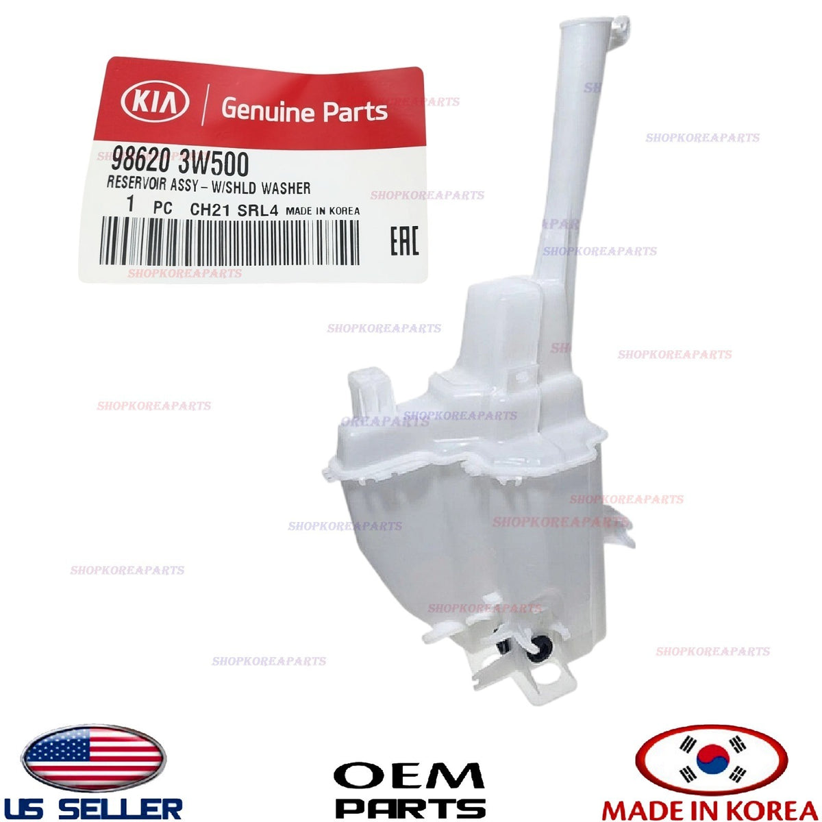 GENUINE OEM Windshield Washer Reservoir Fluid Tank 2011-2013 Kia Sportage