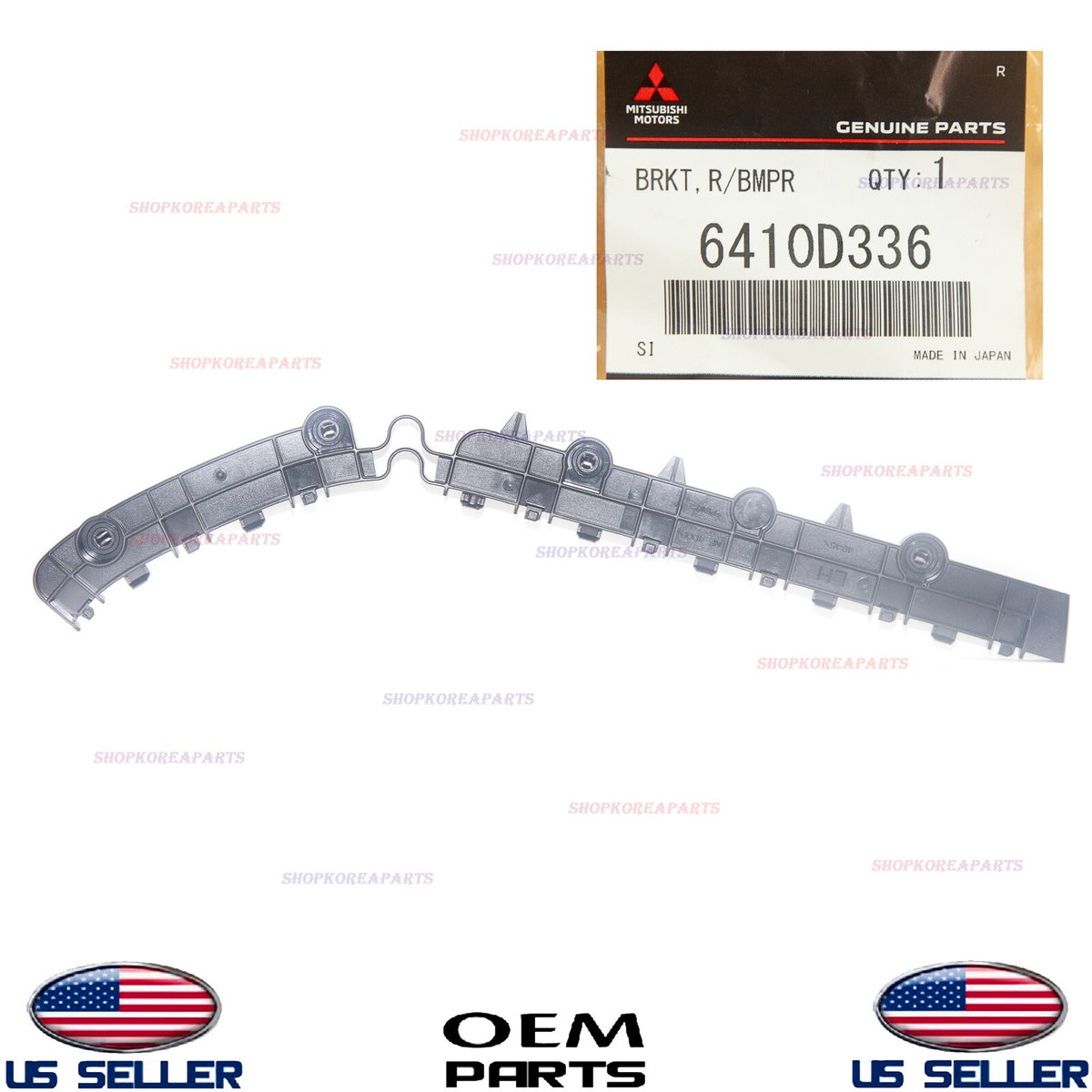 GENUINE Rear Bumper Bracket LEFT Driver Side OEM Mitsubishi Outlander 2014-2024