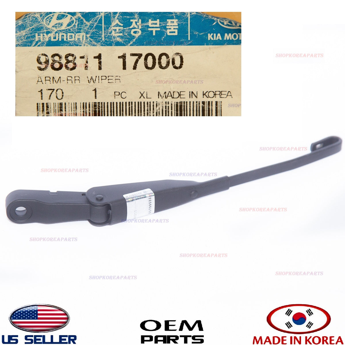 GENUINE Rear Window Wiper Arm ⭐OEM⭐ Hyundai Getz 98811-17000