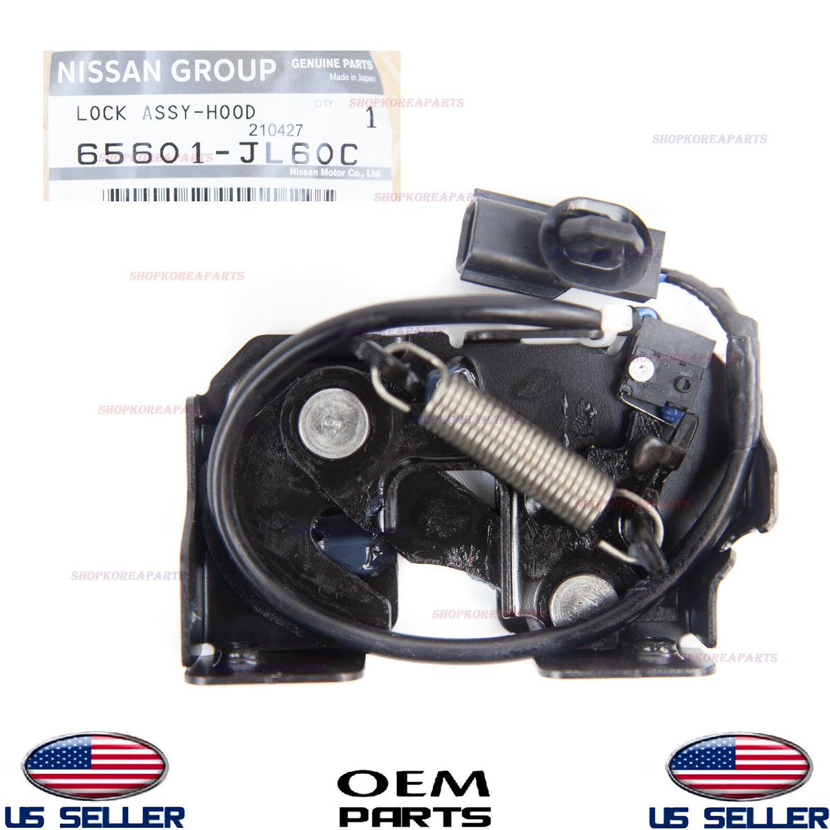 GENUINE Hood Lock Latch RIGHT Passenger OEM NISSAN INFINITI *See compatibility