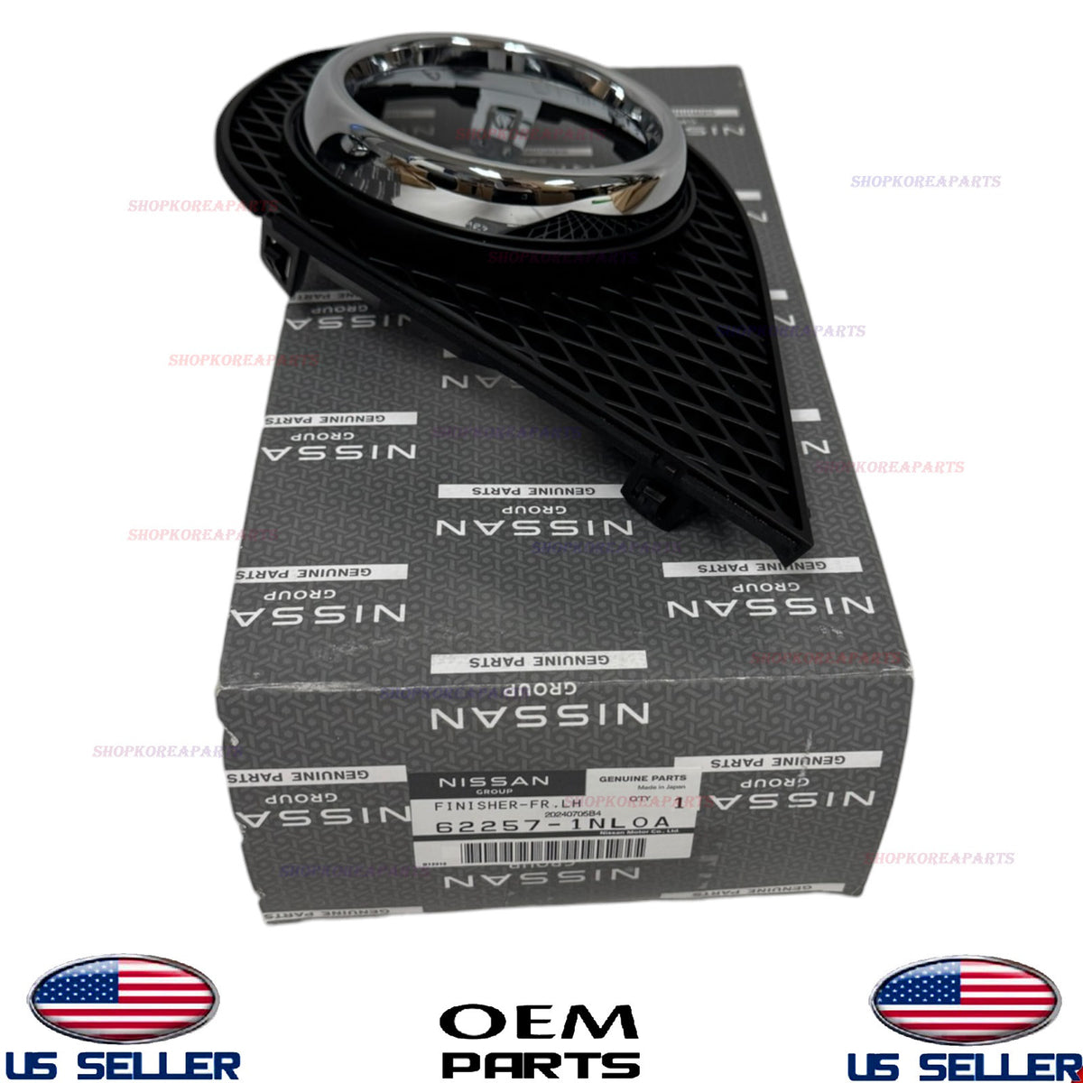 GENUINE OEM Trim Bezel Fog Lamp Driver Side Infiniti G37 Q60 Sport Premium