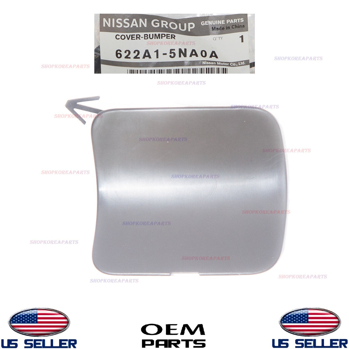 GENUINE Front Bumper Tow Eye Hook Cap Cover Unpainted OEM INFINITI QX50 2019-24