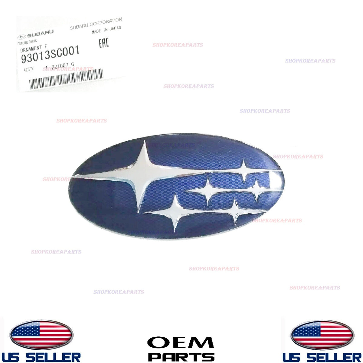GENUINE Front Grille Emblem Logo ⭐OEM⭐ Subaru Forester 2009-13 Outback 2010-12