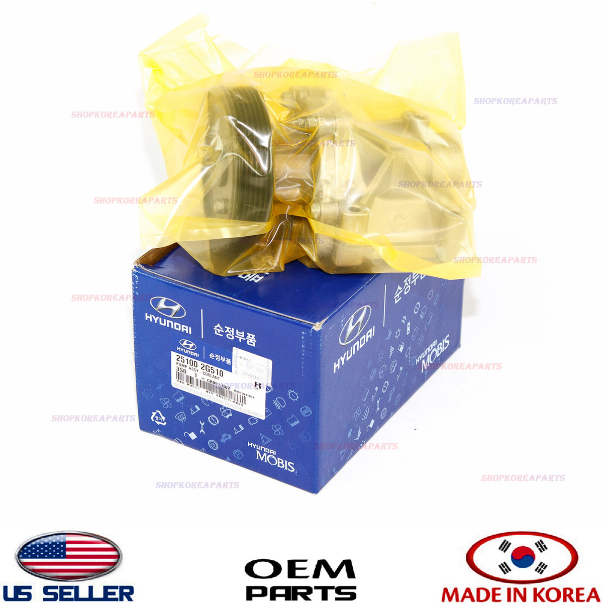 GENUINE Coolant Water Pump OEM Sonata Optima Sportage Sorento Tucson 2.4L 11-14