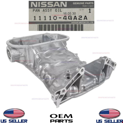 GENUINE OEM Engine Oil Pan Assy 3.5L 3.7L 2009-2020 Nissan Infiniti *See List